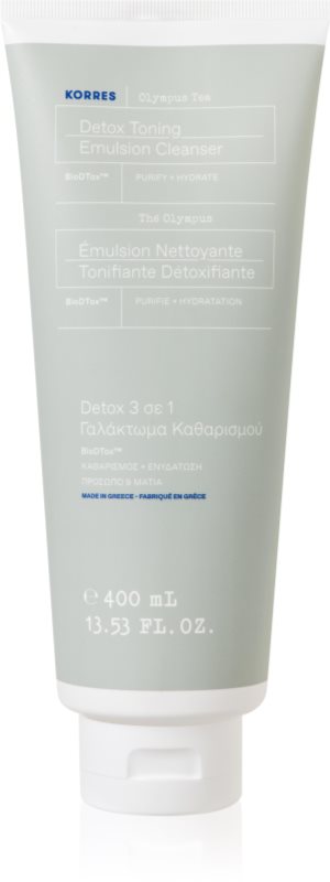 Korres Olympus Tea emulsie pentru curatare 3 in 1 400 ml