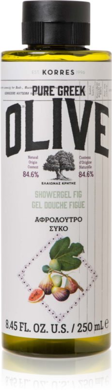 Korres Pure Greek Olive & Fig gel de dus hidratant 250 ml
