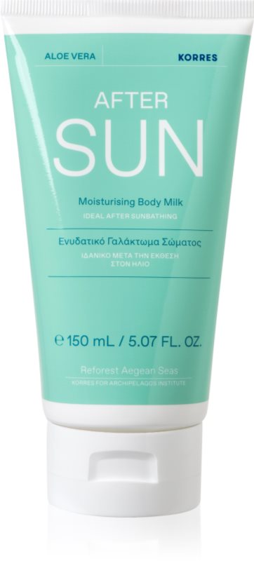 Korres Aloe Vera loțiune de corp hidratantă dupa expunerea la soare 150 ml