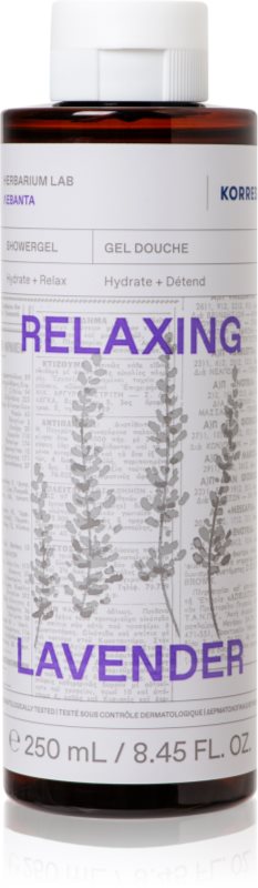 Korres Relaxing Lavender gel de dus relaxant 250 ml