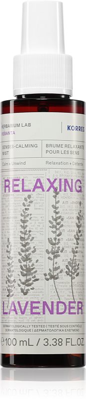 Korres Relaxing Lavender spray de corp racoritor 100 ml