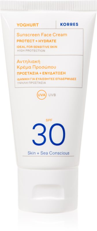 Korres Yoghurt crema de soare pentru fata SPF 30 50 ml