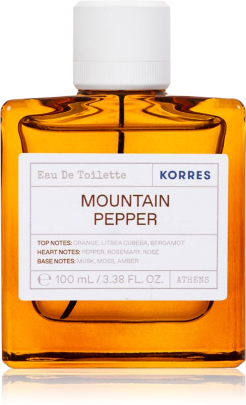 Korres Mountain Pepper Eau de Toilette pentru bărbați