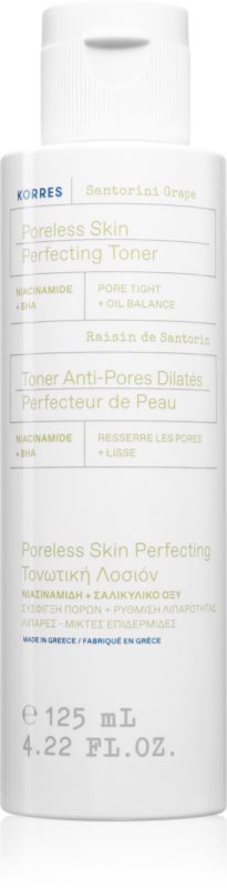 Korres Santorini Grape tonic reglator al sebumului ce minimizeaza porii 125 ml
