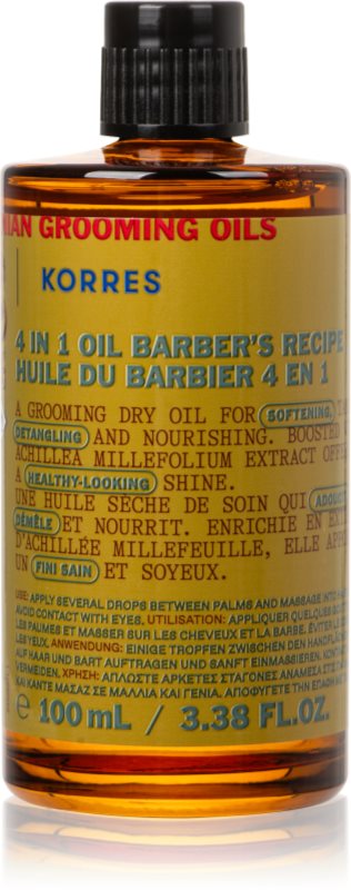 Korres Athenian Grooming ulei uscat pentru barbă 100 ml
