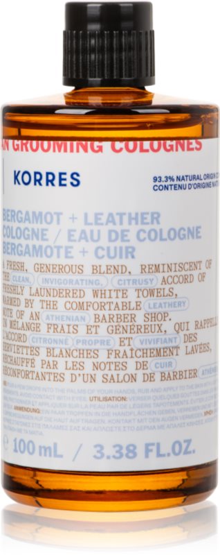 Korres Athenian Grooming eau de cologne pentru bărbați 100 ml