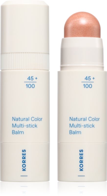 Korres Natural Color Multi-Stick Balm fard multifuncțional, pentru buze și obraz
