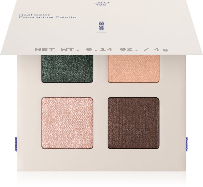 Korres Real Color Natural Palette paletă cu farduri de ochi