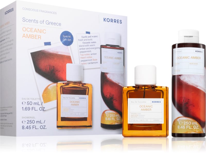 Korres Oceanic Amber set cadou pentru barbati