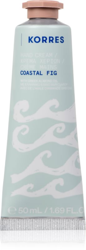 Korres Coastal Fig crema de maini hidratanta cu ulei de migdale 50 ml