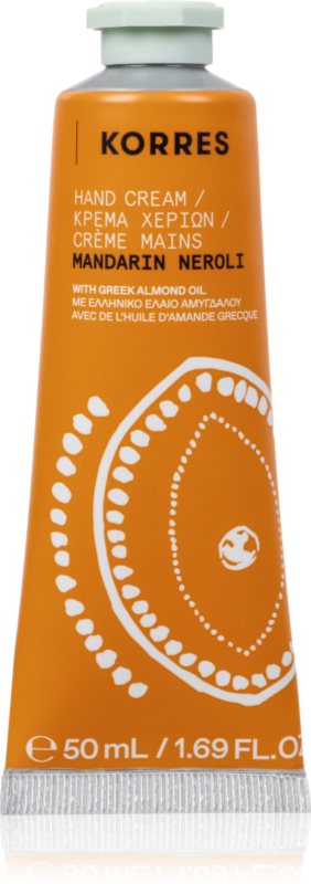 Korres Mandarin Neroli crema de maini hidratanta cu ulei de migdale 50 ml