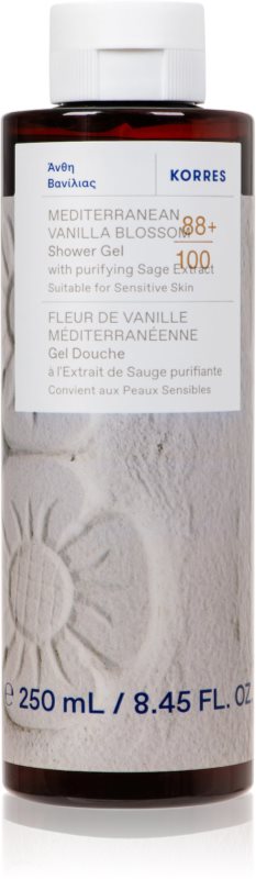 Korres Mediterranean Vanilla Blossom Gel de duș energizant