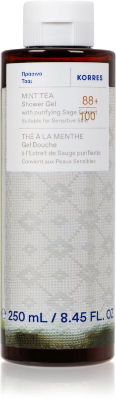 Korres Mint Tea gel de dus revigorant