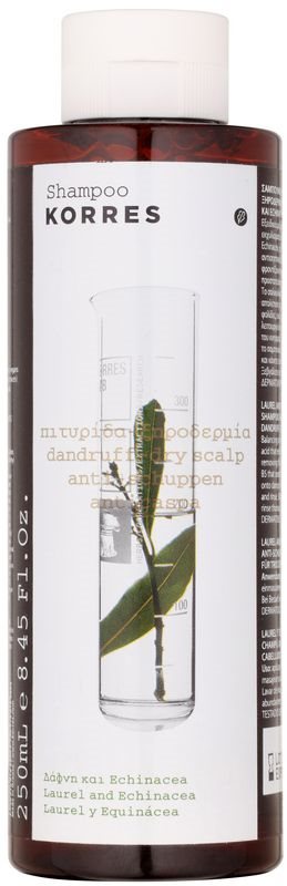 Korres Laurel & Echinacea sampon anti-matreata pentru piele uscata