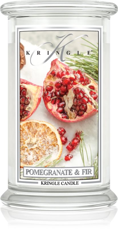 Kringle Candle Pomegranate & Fir lumânare parfumată 624 g