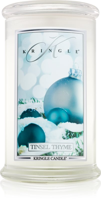 Kringle Candle Tinsel Thyme lumânare parfumată 624 g