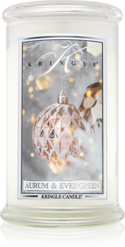 Kringle Candle Aurum & Evergreen lumânare parfumată 624 g