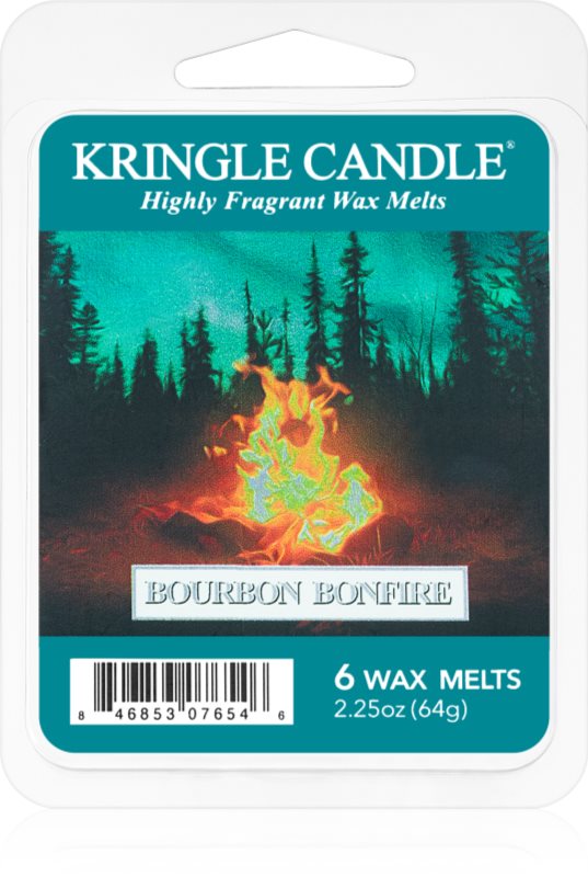 Kringle Candle Bourbon Bonfire ceară pentru aromatizator 64 g