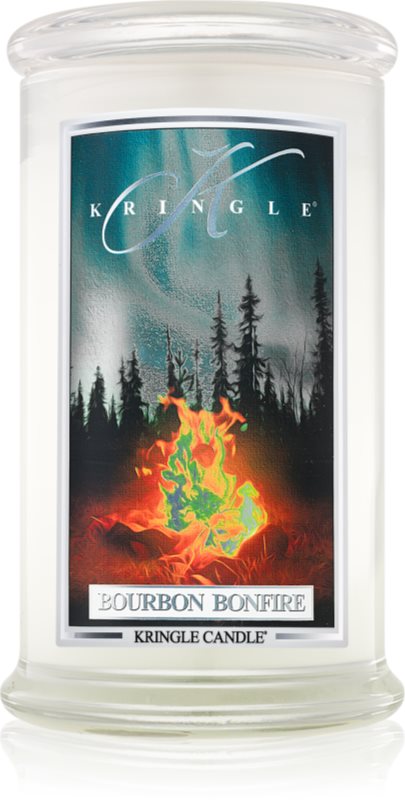 Kringle Candle Bourbon Bonfire lumânare parfumată 624 g