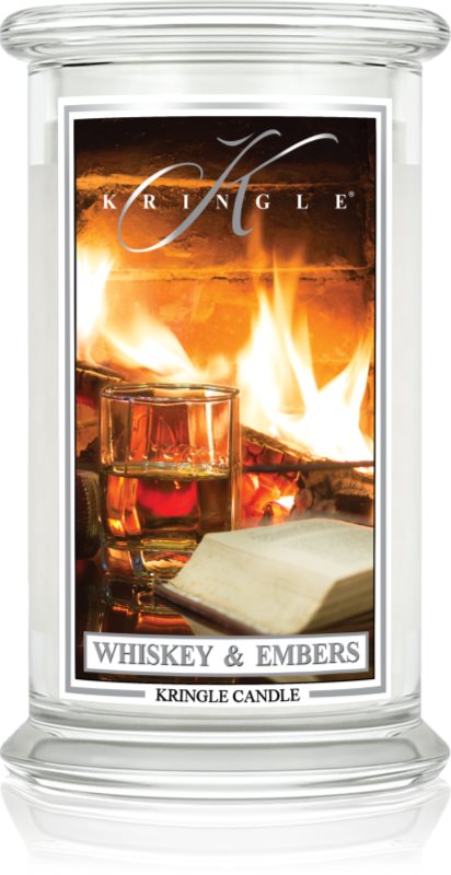Kringle Candle Whiskey & Embers lumânare parfumată 623 g