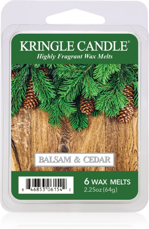 Kringle Candle Balsam & Cedar ceară pentru aromatizator 64 g
