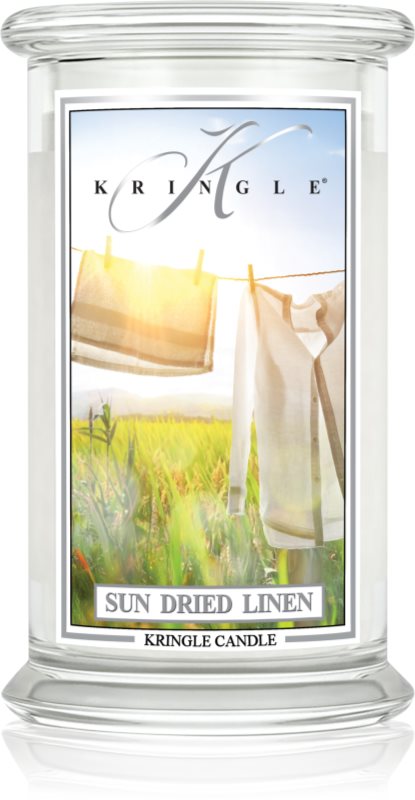 Kringle Candle Classic Sun Dried Linen lumânare parfumată 623 g