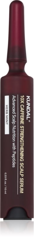 KUNDAL Caffeine 10X Herb Mint ser fortifiant pentru scalp 10 ml