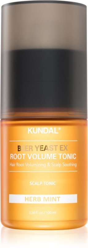 KUNDAL Beer Yeast EX Root Volume Tonic tonic pentru par pentru volum mărit Herb Mint 100 ml