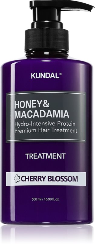KUNDAL Honey & Macadamia Cherry Blossom crema intens hidratanta pentru par deteriorat 500 ml