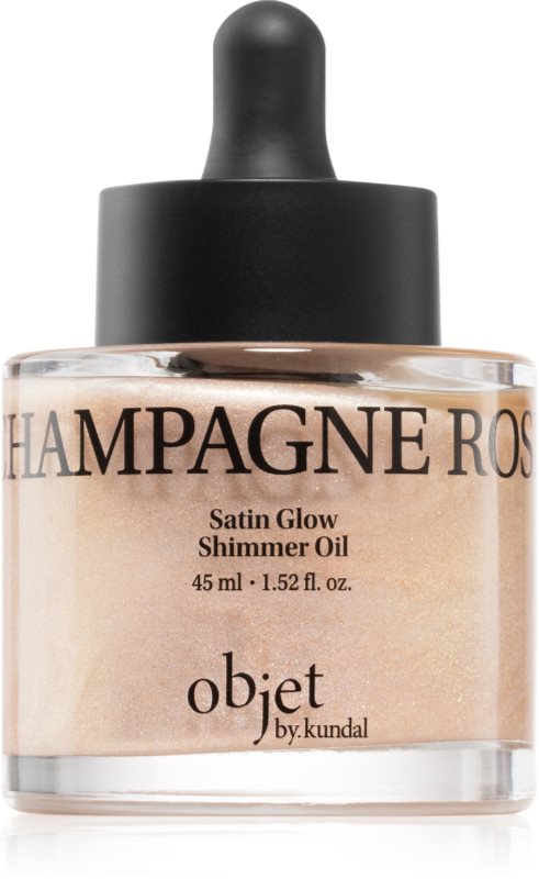 KUNDAL Objet Satin Glow Shimmer Oil ulei stralucitor cu efect de hidratare