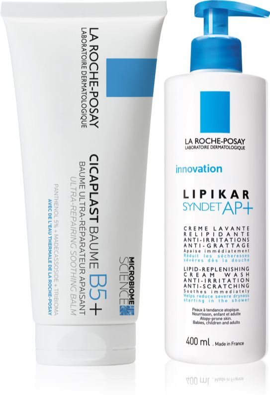 La Roche-Posay Bundles Lipikar + Cicaplast set pentru piele iritata si cu mancarimi