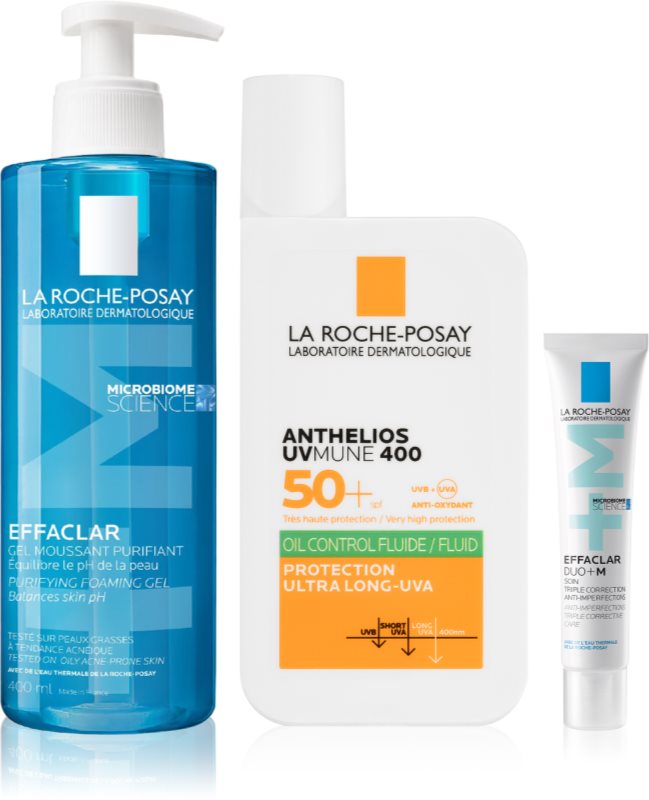 La Roche-Posay Bundles Anti Imperfection Routine set pentru tenul gras, predispus la acnee