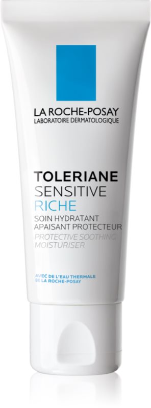 La Roche-Posay Toleriane Sensitive Rich cremă hidratantă cu prebiotice, pentru diminuarea sensibilității feței 40 ml