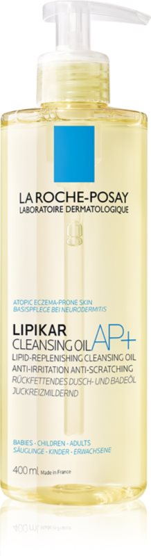 La Roche-Posay Lipikar Huile AP+ Ulei de curățare relipidic alcalin împotriva iritației