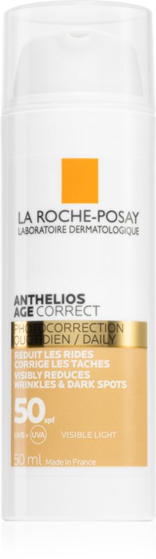 La Roche-Posay Anthelios Age Correct Crema CC cu efect anti-rid SPF 50 50 ml