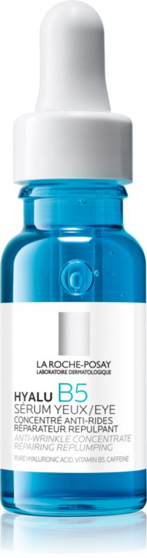 La Roche-Posay Hyalu B5 ser de ochi împotriva pungilor și a ridurilor cu acid hialuronic 15 ml