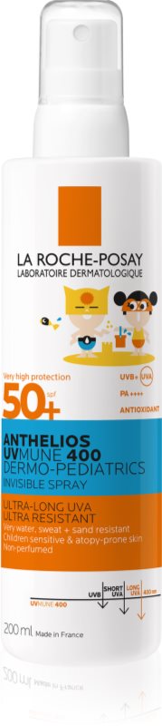 La Roche-Posay Anthelios Dermo-Pediatrics spray pentru bronzat SPF 50+ 200 ml