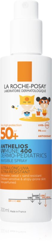 La Roche-Posay Anthelios Dermo-Pediatrics spray pentru bronzat SPF 50+ 200 ml