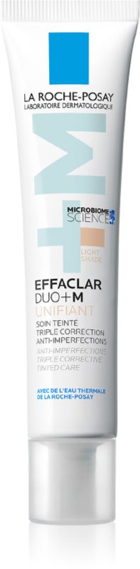 La Roche-Posay Effaclar DUO+M Unifiant crema tonica iluminatoare cu efect de hidratare