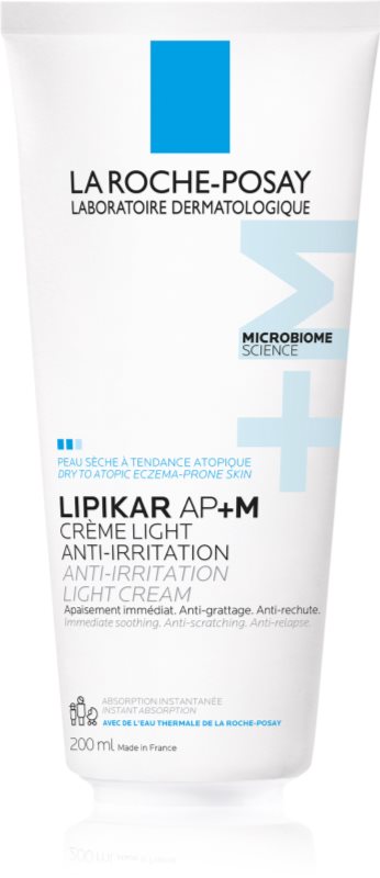 La Roche-Posay Lipikar AP+M Light Cream crema pentru refacerea lipidelor pentru piele uscata spre atopica