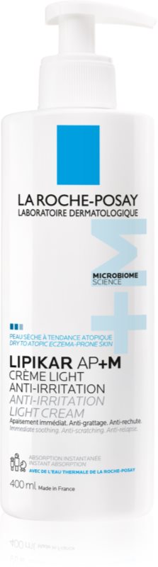 La Roche-Posay Lipikar AP+M Light Cream crema pentru refacerea lipidelor pentru piele uscata spre atopica