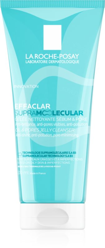 La Roche-Posay Effaclar Supramolecular gel de curățare pentru piele lucioasa cu pori dilatati