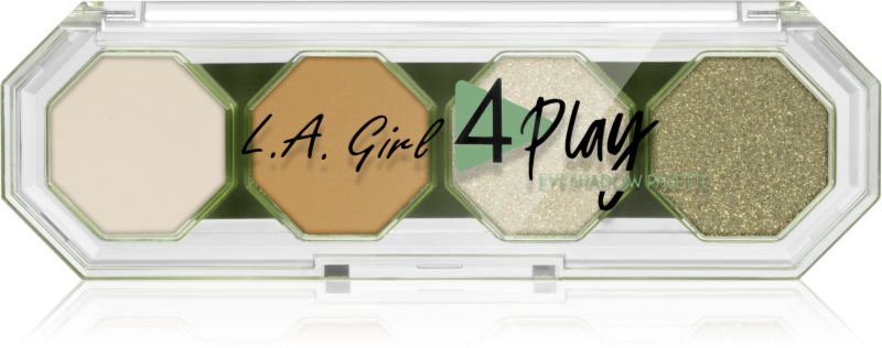 L.A. Girl Cosmetics 4 Play paletă cu farduri de ochi