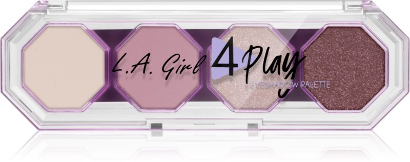 L.A. Girl Cosmetics 4 Play paletă cu farduri de ochi