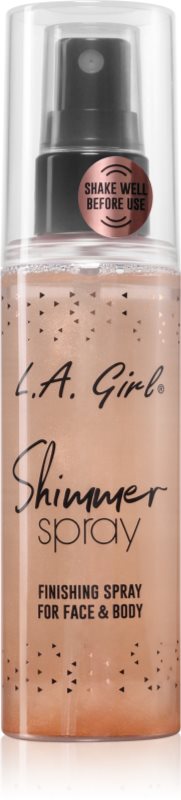 L.A. Girl Cosmetics Shimmer Spray fixator make-up pentru fata si corp