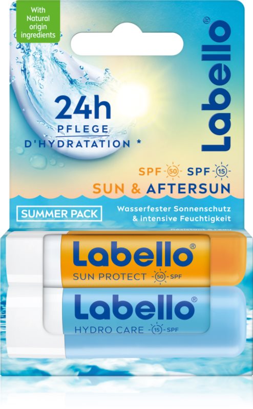 Labello Sun & Aftersun ambalaj economic de buze