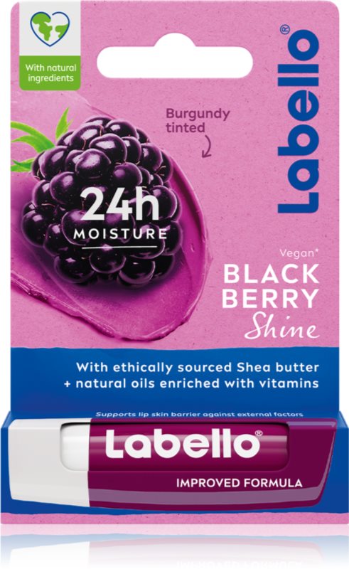 Labello Blackberry Shine Balsam de buze hidratant 4.8 g