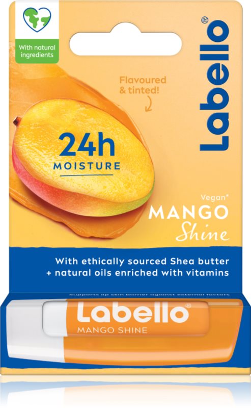 Labello Mango Shine balsam de buze colorat 4.8 g