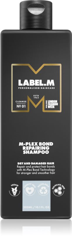 label.m M-Plex Bond Repairing Shampoo sampon hranitor pentru toate tipurile de păr 300 ml