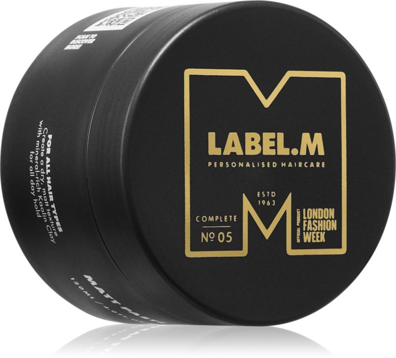 label.m Matt Paste gel modelator pentru coafura pentru un efect de lunga durata 120 ml